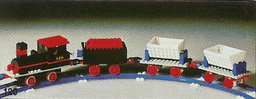 LEGO Complete Freight Train Set with Tipper Trucks (120-1) set