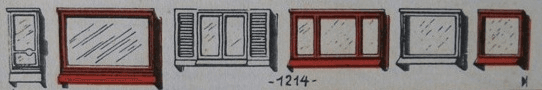 LEGO Windows and Doors (1214-2) set, 1955
