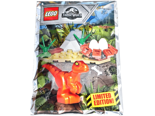LEGO Baby Raptor and Nest foil pack (121801-1) set, 2018