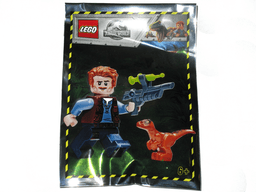 LEGO Owen with Baby Raptor foil pack (121904-1) set