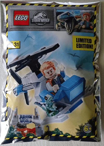 LEGO Owen with Helicopter foil pack (122113-1) set, 2021