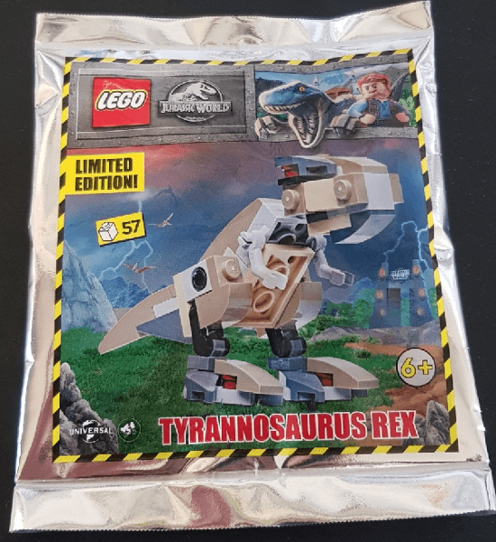 LEGO Tyrannosaurus rex foil pack (122218-1) set, 2022
