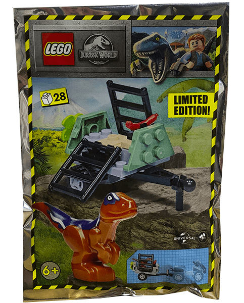 LEGO Raptor and Trap foil pack (122222-1) set, 2022