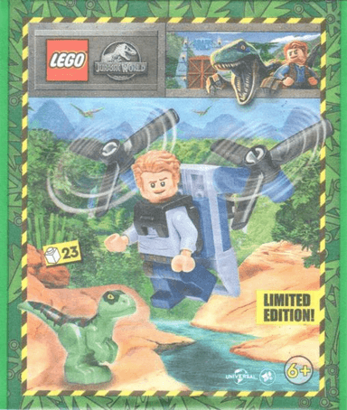 Owen with Jet Pack and Raptor paper bag