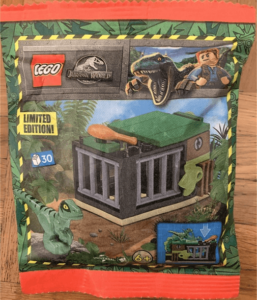 LEGO Raptor with Trap paper bag #2 (122330-1) set, 2023