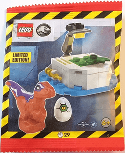 LEGO Laboratory with Raptor paper bag (122401-1) set