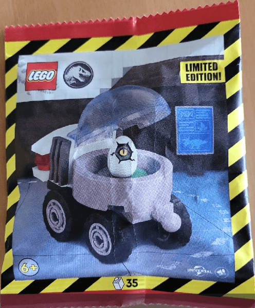 LEGO Mobile Incubator with Egg paper bag (122407-1) set, 2024