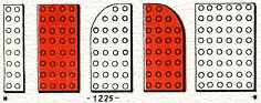 LEGO Mixed Plates Parts Pack (1225-2) set, 1955