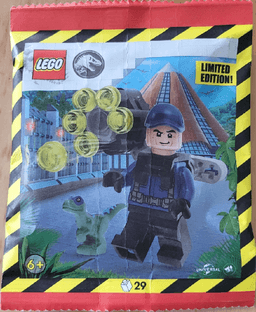 LEGO Ranger with Blaster and Raptor paper bag (122501-1) set