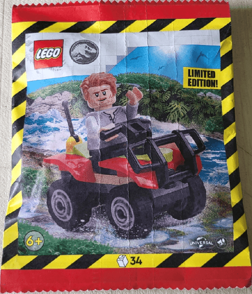LEGO Owen with Quad paper bag (122503-1) set, 2025