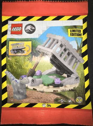 LEGO Raptor with Trap paper bag #3 (122504-1) set, 2025