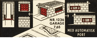 LEGO Garage (1236-2) set, 1955