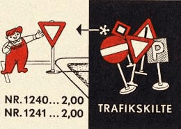 LEGO 8 Road Signs (1241-2) set, 1955