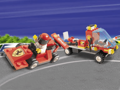 LEGO Shell Car Transporter (1253-1) set, 1999