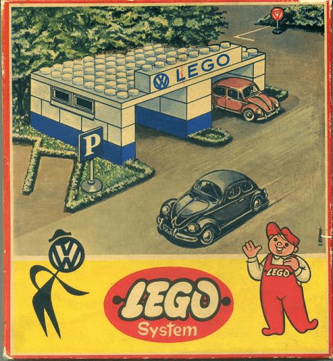 LEGO VW Garage (1306-1) set, 1957