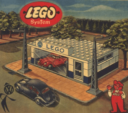 LEGO VW Auto Showroom (1307-1) set