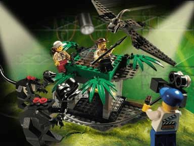 LEGO Raptor Rumble Studio (1370-1) set, 2001