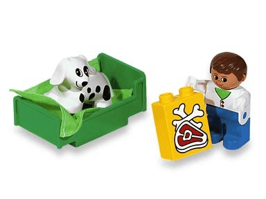LEGO Walking the Dog with Daddy (1408-1) set, 2001