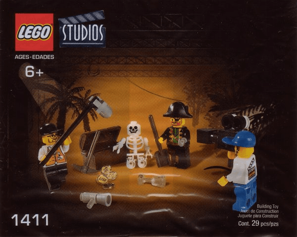 LEGO Pirate's Treasure Hunt - Quaker Oats Promotional polybag (1411-1) set, 2001