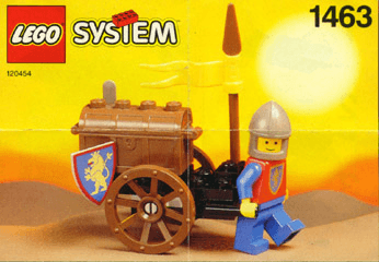 LEGO Treasure Cart polybag (1463-1) set, 1992
