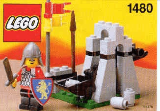 LEGO King's Catapult (1480-1) set, 1991