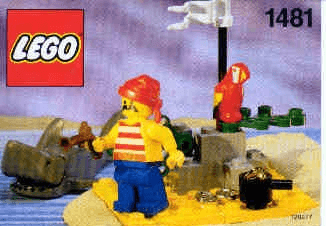 LEGO Desert Island (1481-1) set, 1991