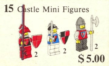 LEGO Castle Mini Figures (15-1) set, 1984