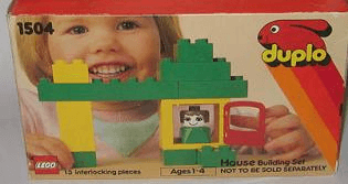 LEGO House Building Set (1504-2) set, 1986