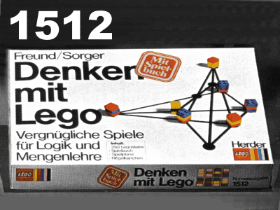 LEGO Denken mit Lego (Thinking with Lego, 250pcs) (1512-1) set, 1972