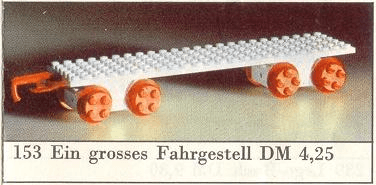 LEGO Large Train Wagon (153-1) set, 1966
