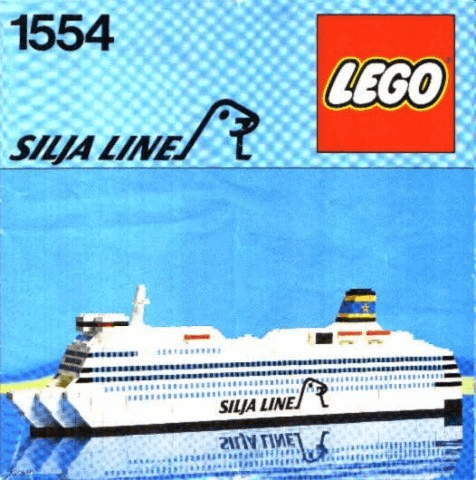 LEGO Silja Line Ferry (1554-1) set, 1986