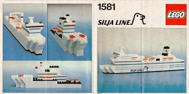 LEGO Silja Line Ferry (1581-1) set, 1981