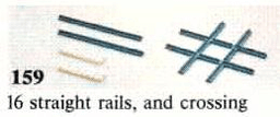 Crossover, Straight Rails