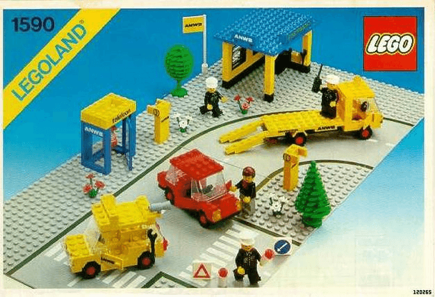 LEGO ANWB Breakdown Assistance (1590-2) set, 1982