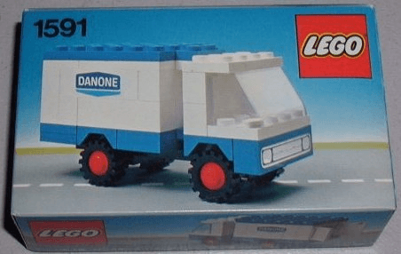 LEGO Danone Truck (1591-1) set, 1980
