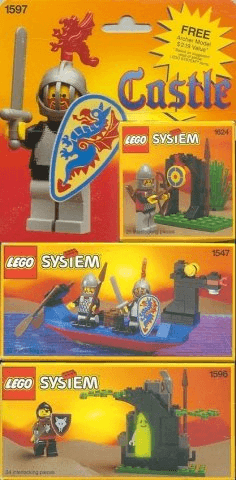 LEGO Castle 3-Pack (1597-1) set, 1993