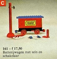 LEGO Battery Wagon with Signal and Direction - Changing (161-1) set, 1972