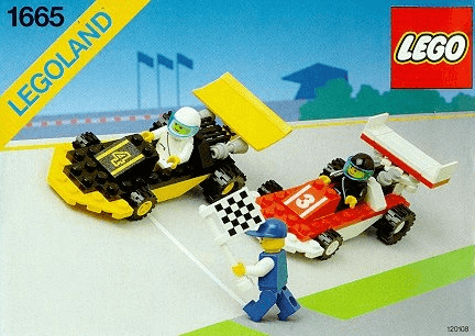 LEGO Dual FX Racers (1665-1) set, 1990