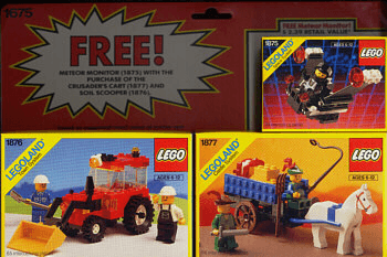 LEGO Legoland Triple Pack (1675-1) set, 1990