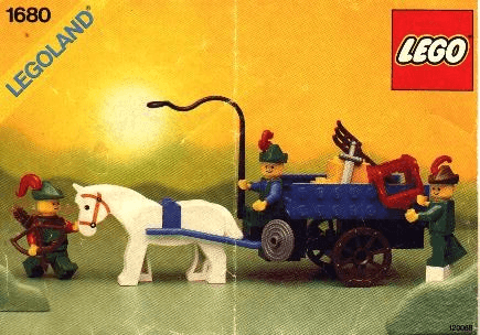 LEGO Hay Cart with Smugglers (1680-1) set, 1990