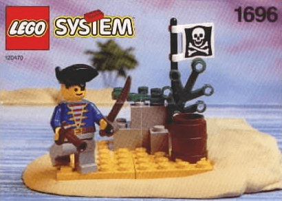 LEGO Pirate Lookout (1696-1) set, 1992
