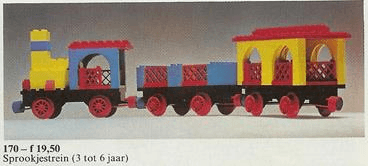 LEGO Push Along Play Train (170-1) set, 1972