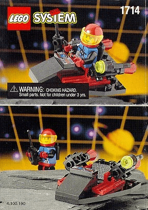 LEGO Surveillance Scooter polybag (1714-1) set, 1995