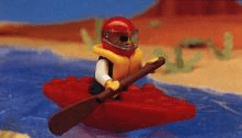 LEGO {Kayak} (1740-1) set, 1994