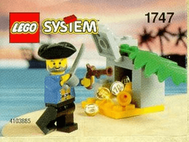 LEGO Treasure Surprise (1747-1) set, 1996