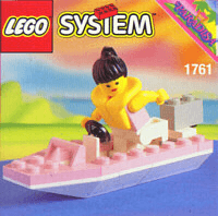 LEGO Paradisa Speedboat (1761-1) set, 1995