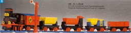 LEGO Train with 5 Wagons and Circle of Track (180-1) set