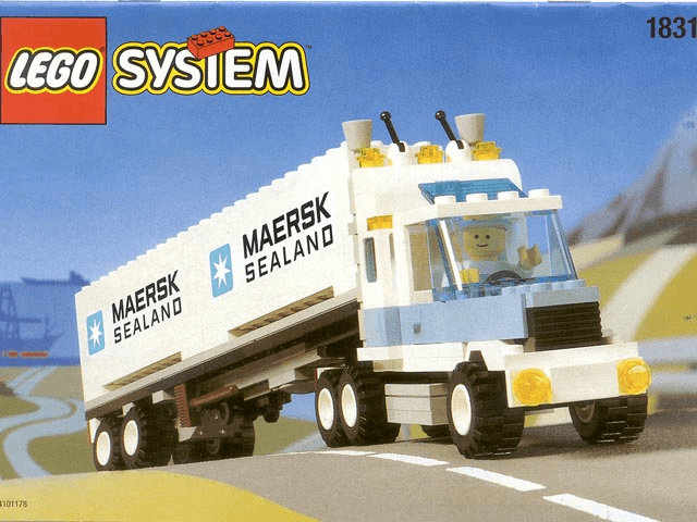LEGO Maersk Sealand Container Lorry (1831-2) set, 1995