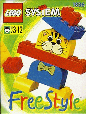 LEGO FreeStyle Cat (1836-1) set, 1995