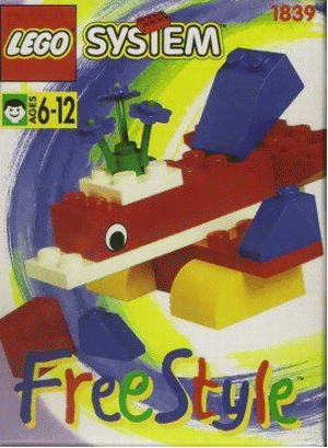 LEGO FreeStyle Fish (1839-1) set, 1995